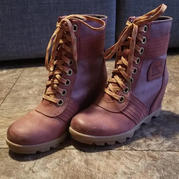 Sorel Women's Lexie Waterproof Wedge Size 7 Boots