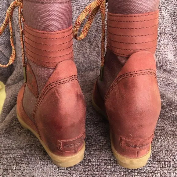 Sorel Women's Lexie Waterproof Wedge Size 7 Boots