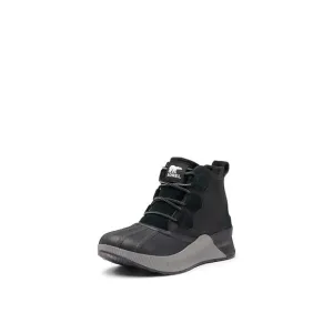 SOREL WOMEN'S OUT N ABOUT III CLASSIC WATERPROOF BOOTS - BLACK, GRILL - SIZ