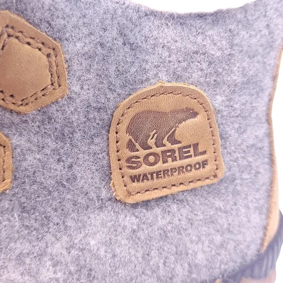 Sorel Women's Out N About‎ Plus Waterproof Duck Boots Size 8 Gray NL3150-052