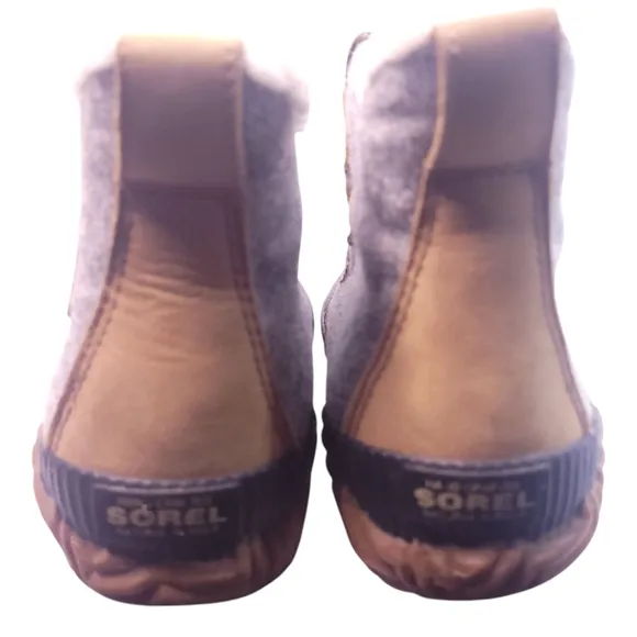 Sorel Women's Out N About‎ Plus Waterproof Duck Boots Size 8 Gray NL3150-052