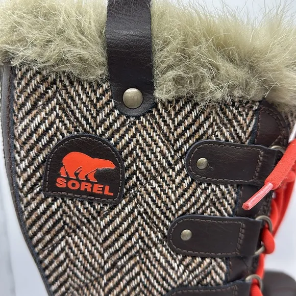 SOREL Women’s Tofino Herringbone Waterproof Boots, Size 7, EUC