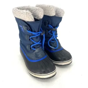 Sorel Yoot Pac Blue Duck Snow Winter Waterproof Boots Kids Size 3
