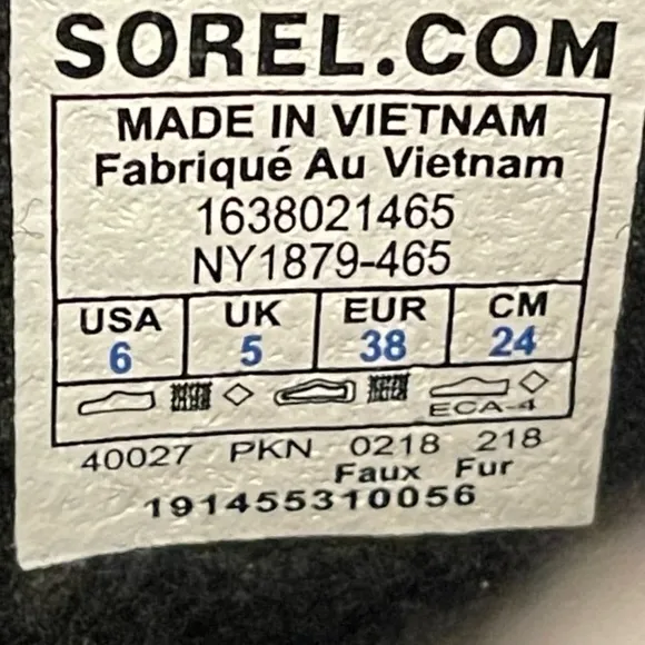SOREL Yoot Pac Waterproof Nylon Collegiate Blue Winter Snow Boots