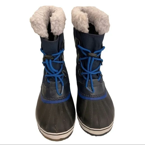 SOREL Yoot Pac Waterproof Nylon Collegiate Blue Winter Snow Boots