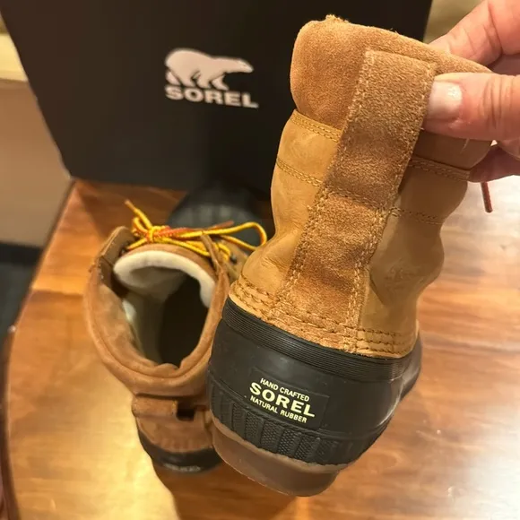 SOREL Youth Cheyanne II LTR Elk Black Waterproof Lace Up Boots 5 Box EXCELLENT