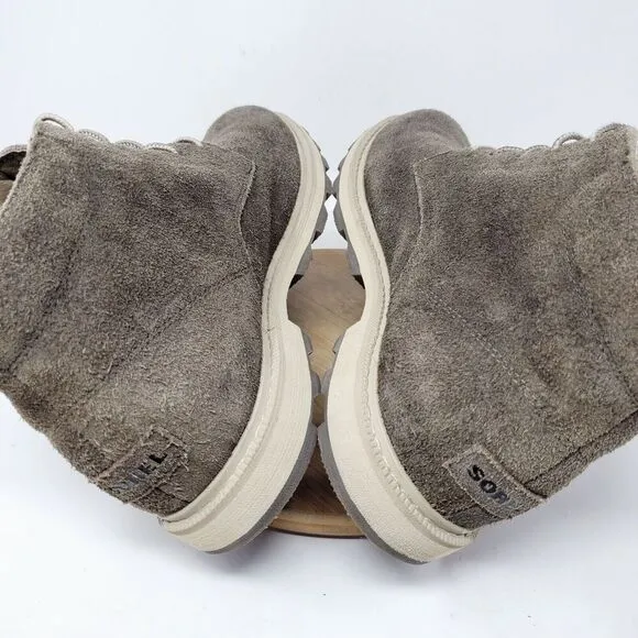 Sorel Madson II Boots Mens 11 Brown Suede Waterproof Lace Up Chukka Ankle Shoes