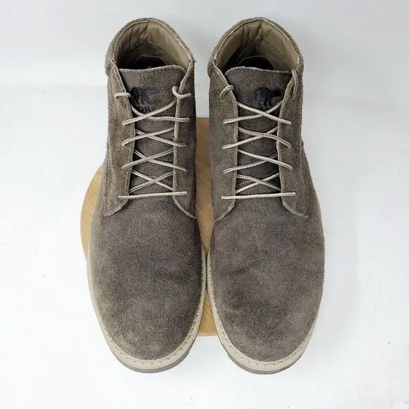 Sorel Madson II Boots Mens 11 Brown Suede Waterproof Lace Up Chukka Ankle Shoes