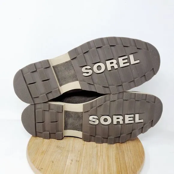 Sorel Madson II Boots Mens 11 Brown Suede Waterproof Lace Up Chukka Ankle Shoes