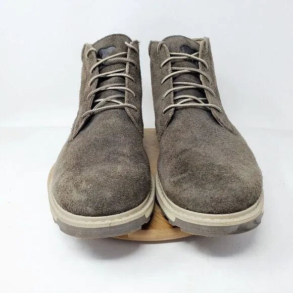 Sorel Madson II Boots Mens 11 Brown Suede Waterproof Lace Up Chukka Ankle Shoes
