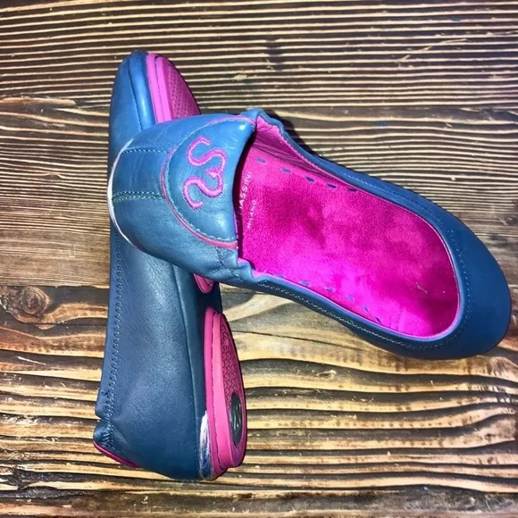 Soto Massini Milano luxuriously handcrafted w high-tech orthotic Ballet Flats W7