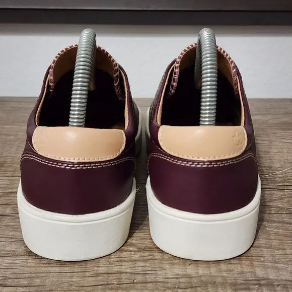 Spenco Malibu Lux Women's Slip-On Shoes Size 7.5 Burgundy