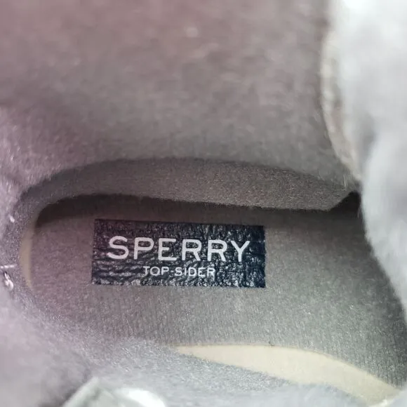 Sperry Top Sider Saltwater Toddler Size 12 Gray Wool Waterproof Duck Boots