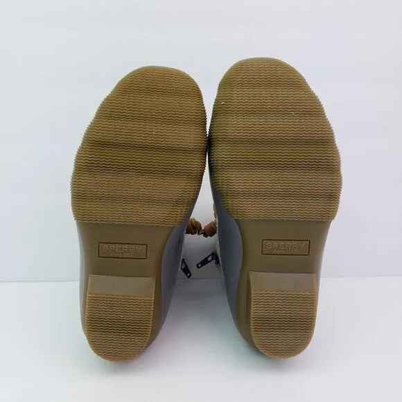 Sperry Top Sider Saltwater Toddler Size 12 Gray Wool Waterproof Duck Boots