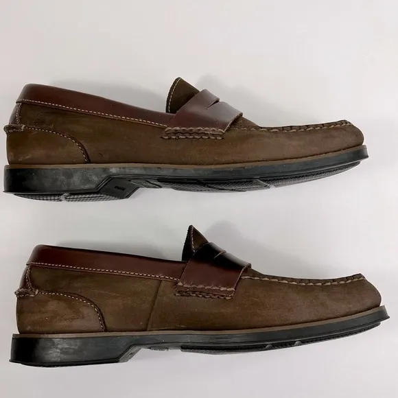 Sperry Top-Sider Slip On Suede Penny Loafer Shoes