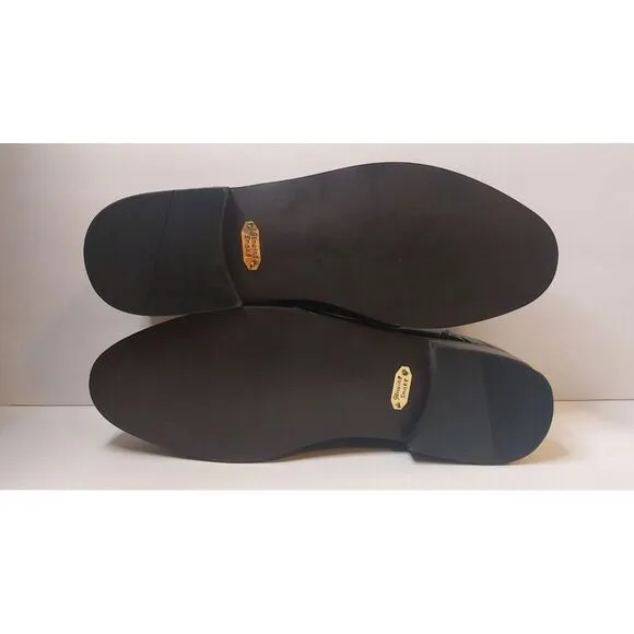 Stacy Adams Men's Black Genuine SnakeSkin Tassel Dress Loafers Shoes Sz 12W #501