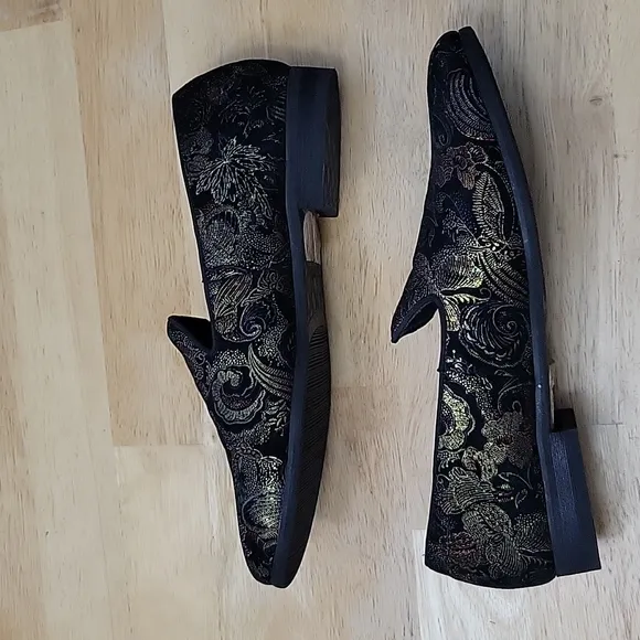 Steve Madden Metallic Print Loafers