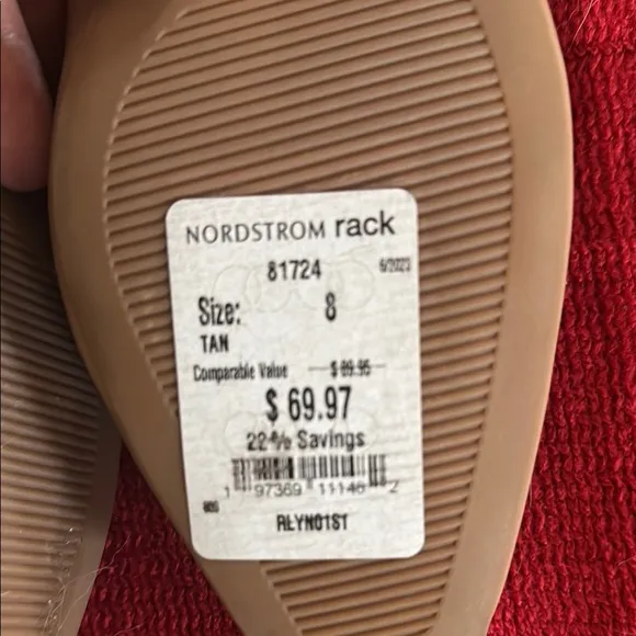 Steve Madden Tan Loafers with Chain Detail