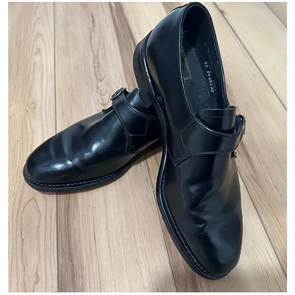 Stuart McGuire Monk Strap Loafers Mens 13  Black Ortho Vent