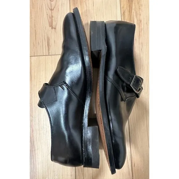 Stuart McGuire Monk Strap Loafers Mens 13  Black Ortho Vent