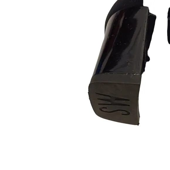 Stuart Weitzman Neoprene Gore-Tex ANKLE BOOTS Size 7 Black WATERPROOF Buckle
