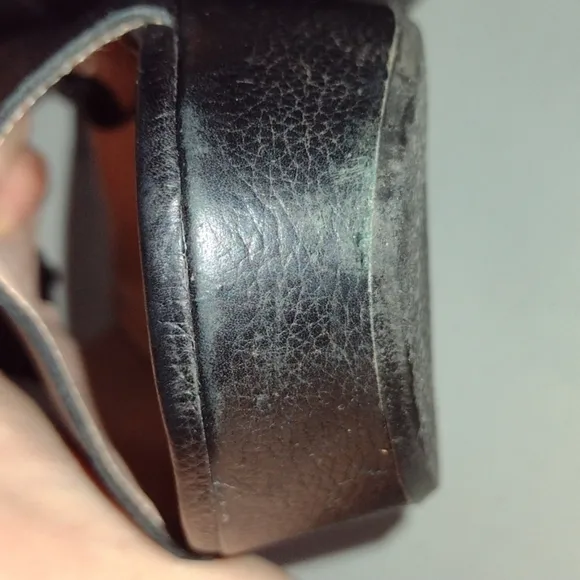 STUART Weitzman Shoes 7.5 Black Leather Platform