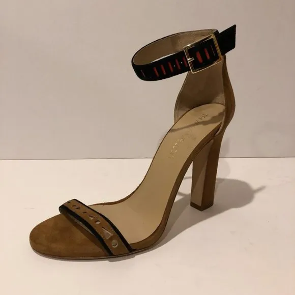 Tamara Mellon New Ankle Strap Suede Leather Sandal