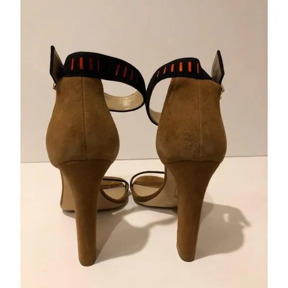 Tamara Mellon New Ankle Strap Suede Leather Sandal