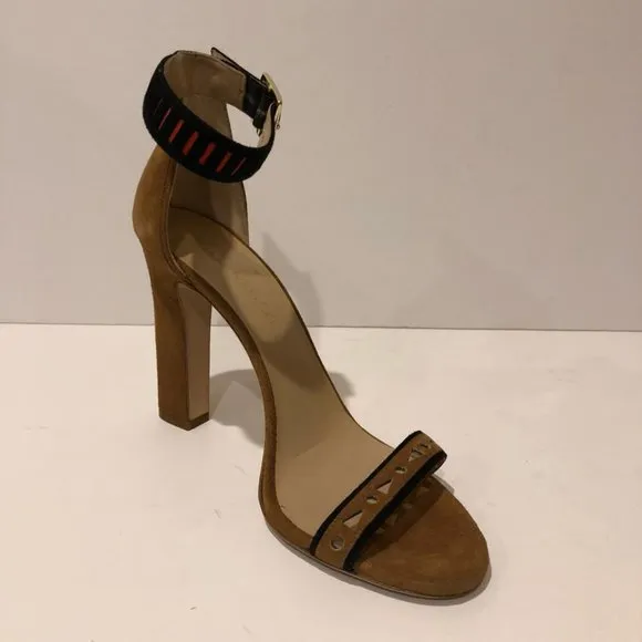 Tamara Mellon New Ankle Strap Suede Leather Sandal