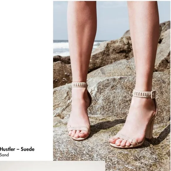 Tamara Mellon New Ankle Strap Suede Leather Sandal