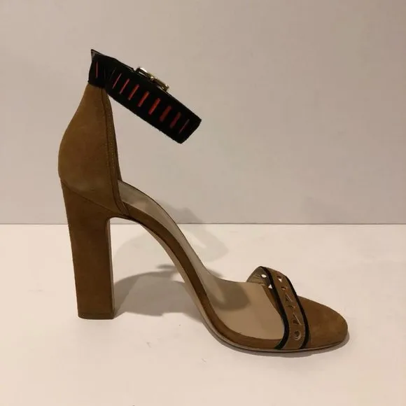 Tamara Mellon New Ankle Strap Suede Leather Sandal