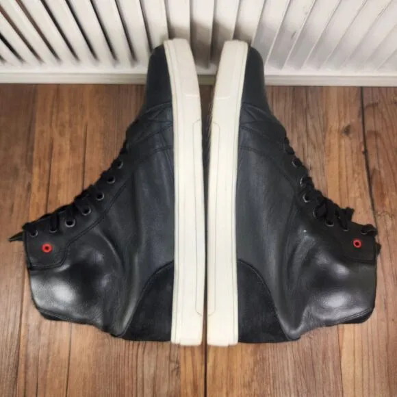 TCX 9400W Street Ace Waterproof Mens Sz 11 Black Leather Motorcycle Ankle Boots