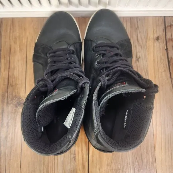 TCX 9400W Street Ace Waterproof Mens Sz 11 Black Leather Motorcycle Ankle Boots