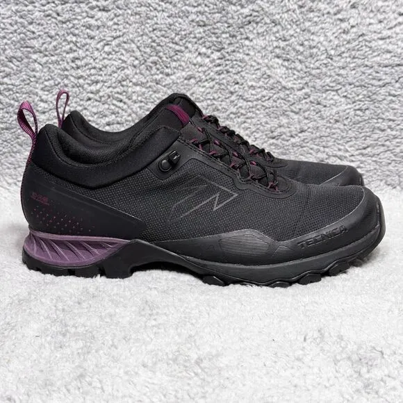 Tecnica Plasma S Womens Size 10 Hiking Shoes Sneakers Black Purple Waterproof