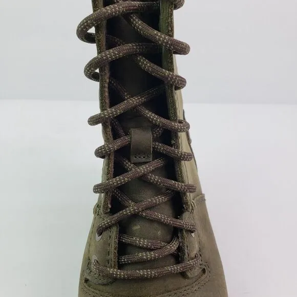 Teva Anaya Womens Size 6 Green Leather Waterproof Tech Heeled Boots 1111770
