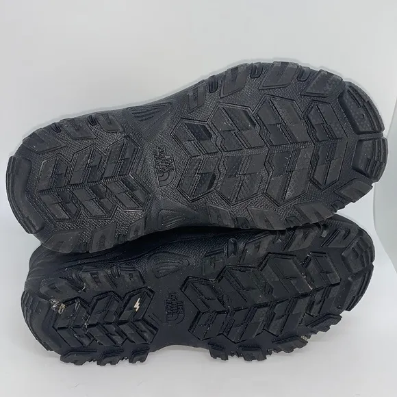 The North Face Alpenglow V Waterproof Boots Kids Gray Black 3 ThermaFelt Tie Up