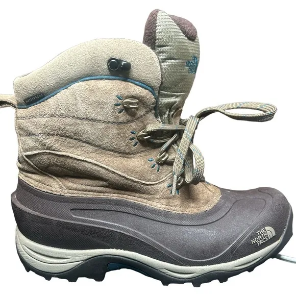 The North Face Women's Chilkat II Waterproof Leather/Rubber Boots Size 10
