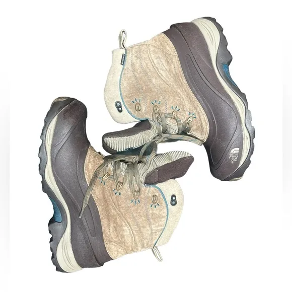The North Face Women's Chilkat II Waterproof Leather/Rubber Boots Size 10