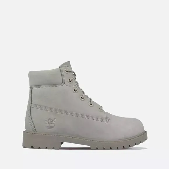 Timberland 6&quot; Premium Waterproof Lace Boots Gray