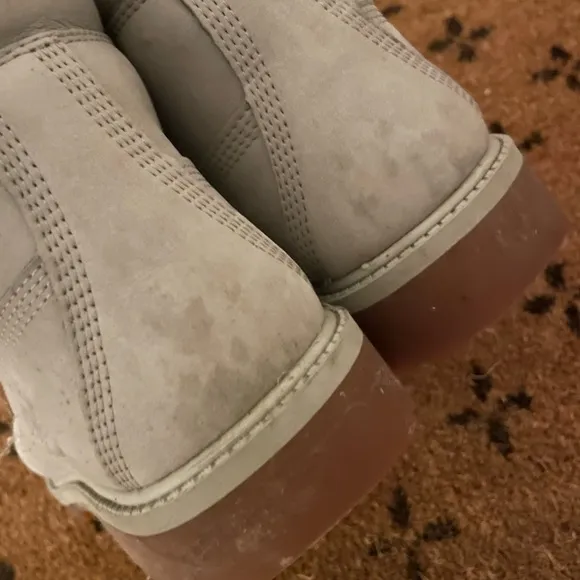 Timberland 6&quot; Premium Waterproof Lace Boots Gray