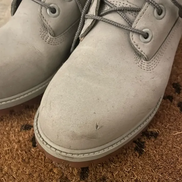 Timberland 6&quot; Premium Waterproof Lace Boots Gray
