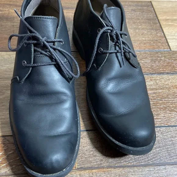 Timberland Black Nubuck Leather Waterproof Chukka Boots Size 10.5