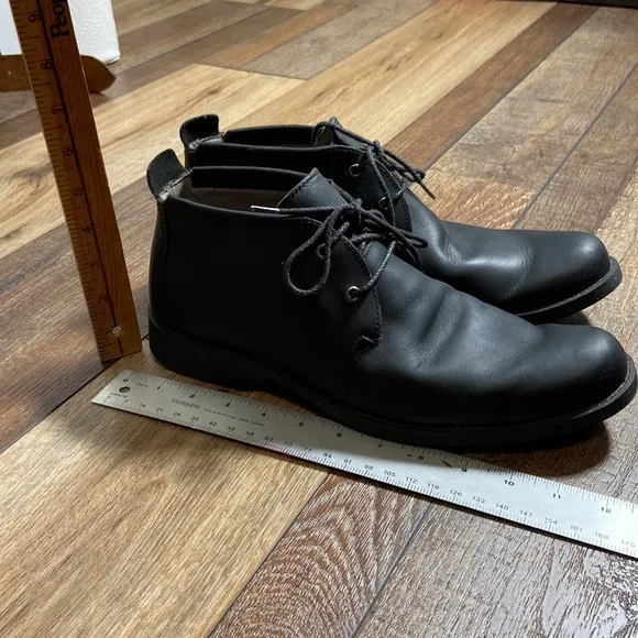 Timberland Black Nubuck Leather Waterproof Chukka Boots Size 10.5