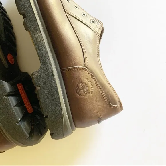 Timberland Brown Smart Leather Lace Up Loafers
