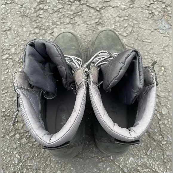 Timberland Courmayeur Valley Boots Womens Size‎ 8.5 Black Waterproof Shoes