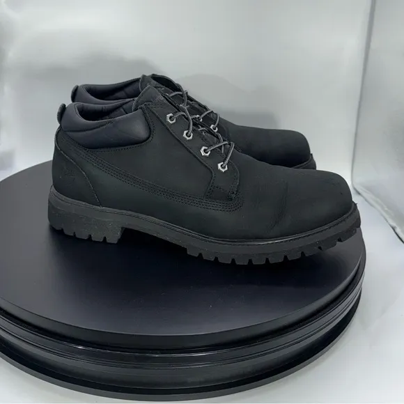 Timberland Icon Premium Oxford Black Waterproof Boots Mens Size 12
