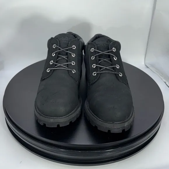 Timberland Icon Premium Oxford Black Waterproof Boots Mens Size 12
