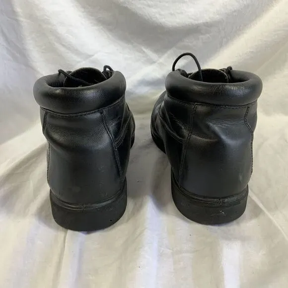 Timberland Men's Chukka  Boots Black Waterproof ‎ Leather Lace Up 11.5 # 50059