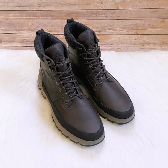 Timberland Men’s TBL Originals Ultra EK  Waterproof Warm Lined Brown Boots