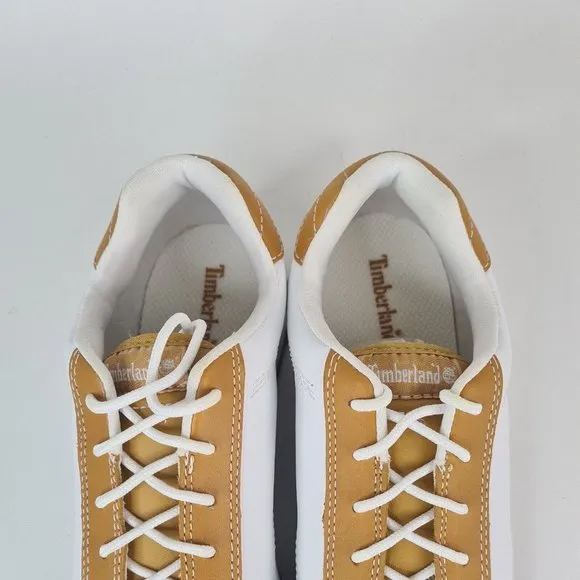 Timberland Metro Slim Boy Shoes Casual Sneakers Leather White New